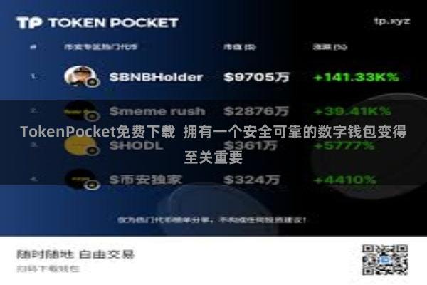 TokenPocket免费下载  拥有一个安全可靠的数字钱包变得至关重要